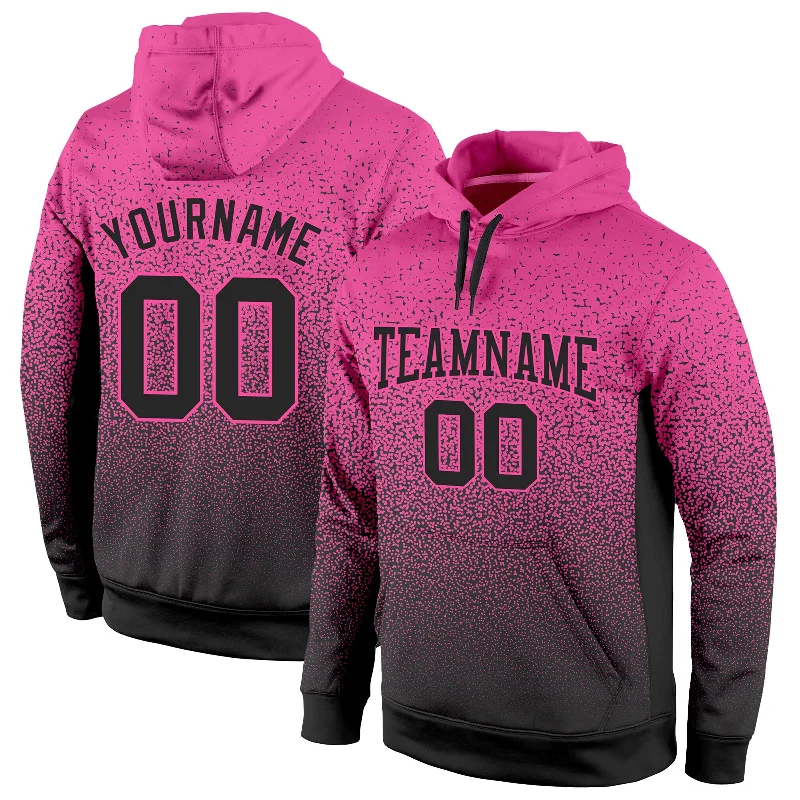 Casual Chic Outfits Custom Stitched Pink Black Fade Fashion Sports Pullover Sweatshirt Hoodie Casual Chic Outfits Custom Stitched Pink Black Fade Fashion Sports Pullover Sweatshirt Hoodie