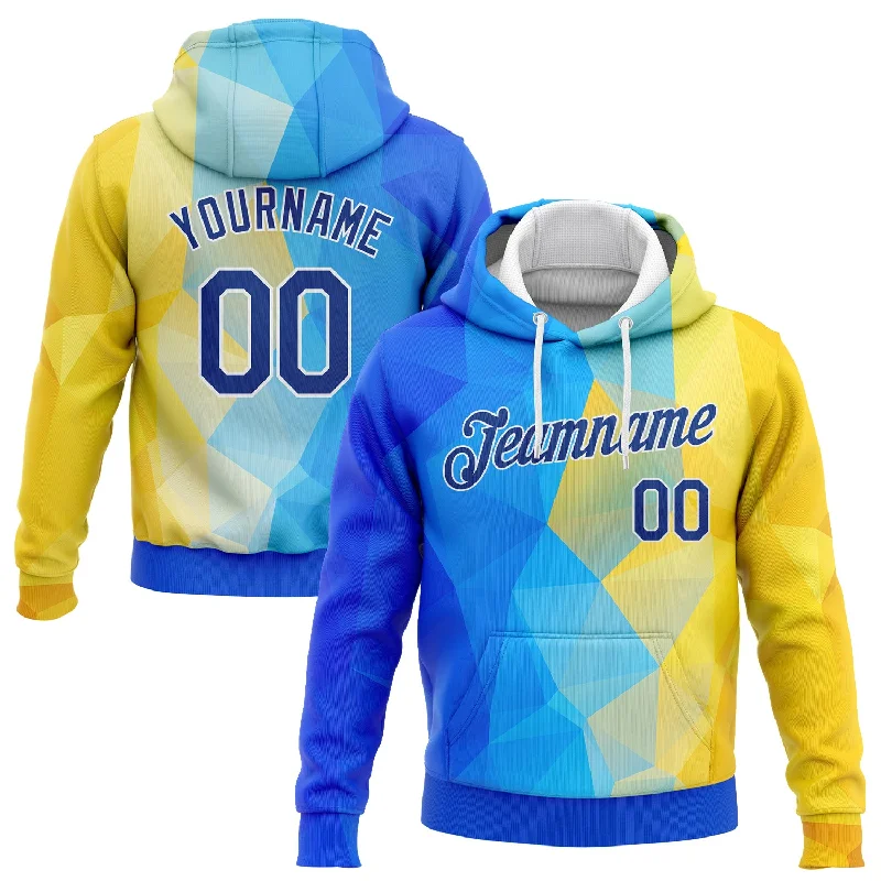 Slim Fit Custom Stitched Gold Royal-White 3D Pattern Design Ukrainian Flag Sports Pullover Sweatshirt Hoodie Slim Fit Custom Stitched Gold Royal-White 3D Pattern Design Ukrainian Flag Sports Pullover Sweatshirt Hoodie