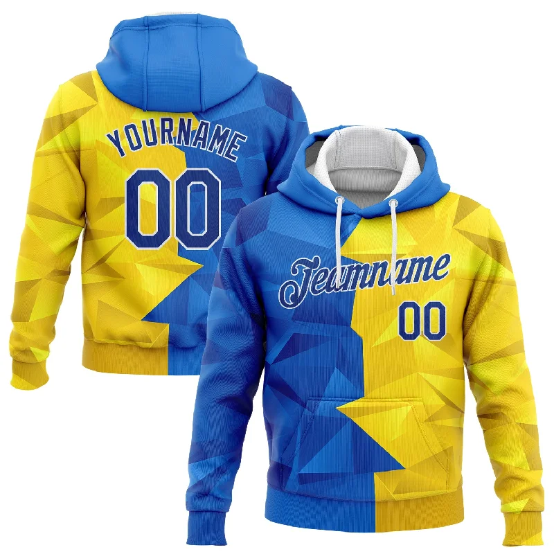 Mid-length Style Custom Stitched Gold Royal-White 3D Pattern Design Ukrainian Flag Sports Pullover Sweatshirt Hoodie Mid-length Style Custom Stitched Gold Royal-White 3D Pattern Design Ukrainian Flag Sports Pullover Sweatshirt Hoodie