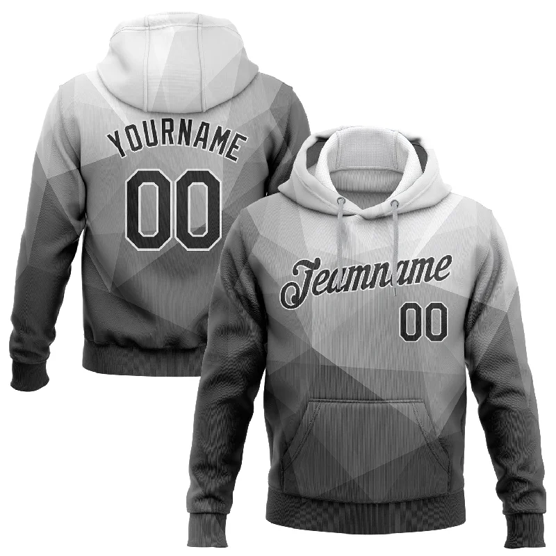 Minimal Style Custom Stitched Gray Black-White 3D Pattern Design Abstract Geometric Sports Pullover Sweatshirt Hoodie Minimal Style Custom Stitched Gray Black-White 3D Pattern Design Abstract Geometric Sports Pullover Sweatshirt Hoodie