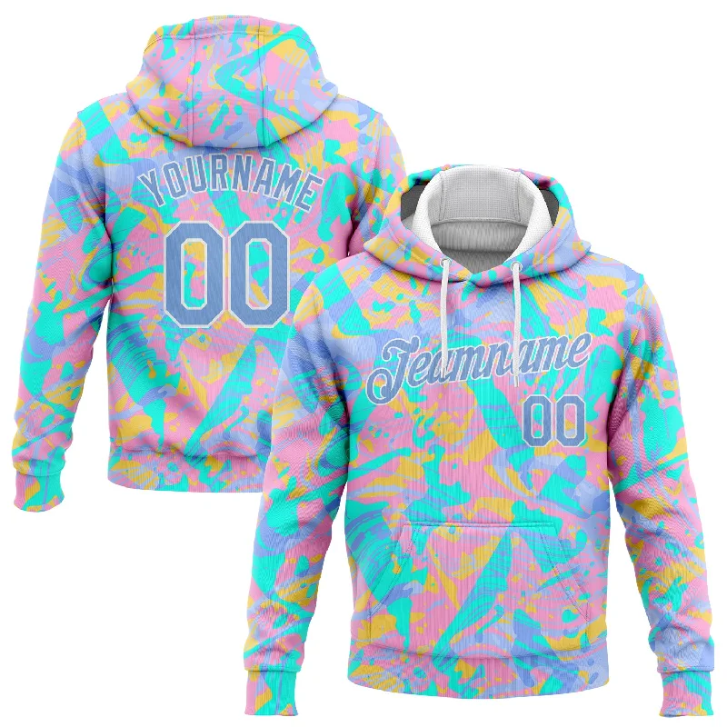 Celebrity Style Custom Stitched Pink Light Blue-White 3D Pattern Design Gradient Abstract Sports Pullover Sweatshirt Hoodie Celebrity Style Custom Stitched Pink Light Blue-White 3D Pattern Design Gradient Abstract Sports Pullover Sweatshirt Hoodie