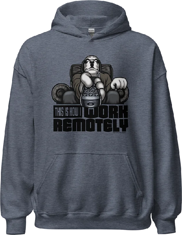 WORK REMOTELY Graphic Hoodie