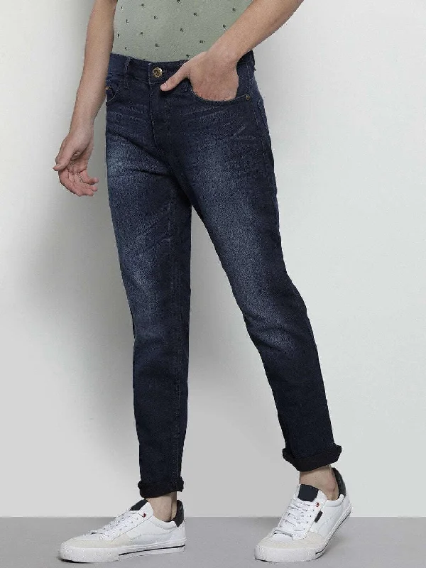 Soft Comfort Wear Men's Blue Slim Fit Jeans