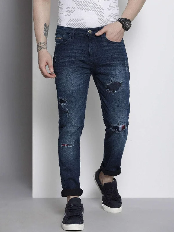 Relaxed And Casual Men's Skinny Jeans