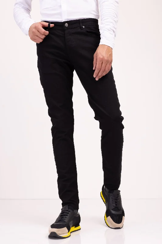 Slim Cut Everyday Denim Jeans - Black