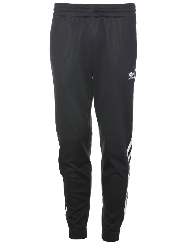 Adidas Classic Black & White Jogging Bottoms - W34 L29