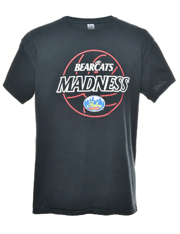 High-end Design Bearcats Madness Printed T-shirt - L