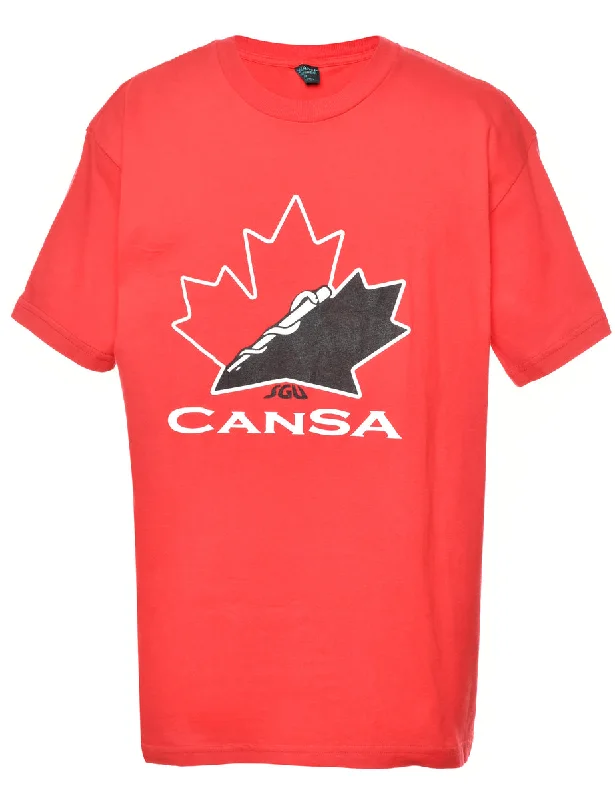 Fashion Innovation Cansa Printed T-shirt - M