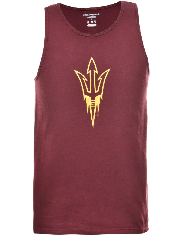 Classic Style Champion Maroon & Yellow Vest - S