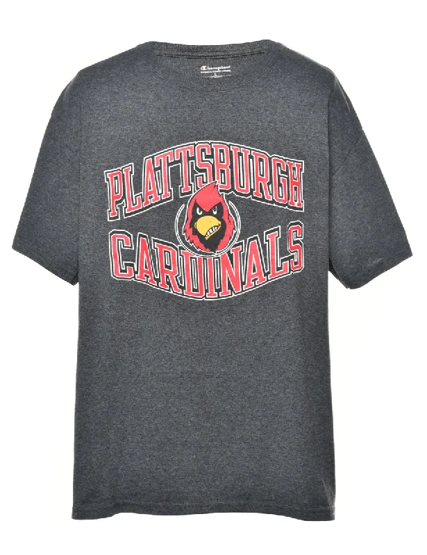 Design And Tailoring Champion Plattsburgh Cardinals Printed T-shirt - L