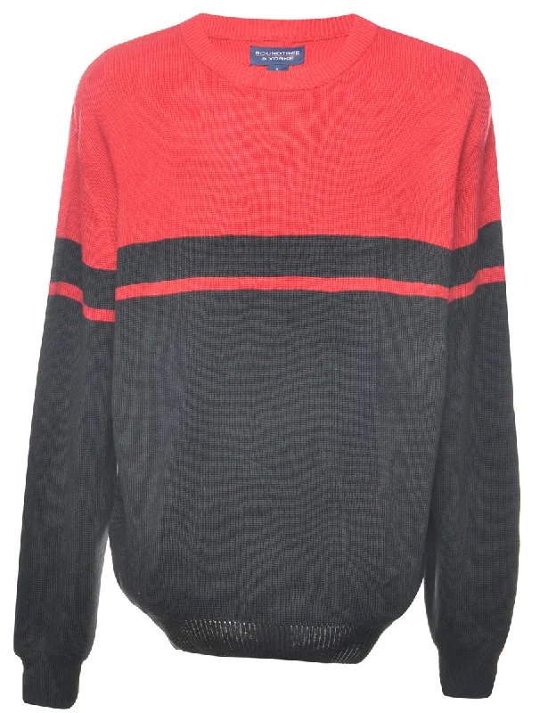 Everyday Chic Colour Block Jumper - L
