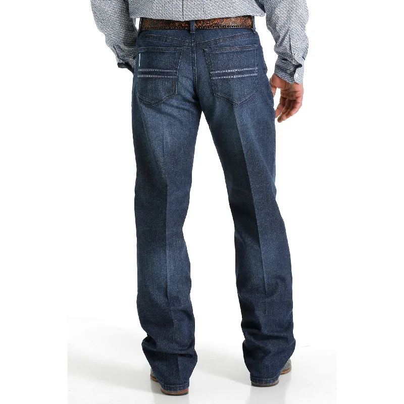 Classic Design Cinch Men's Dark White Label Performance Denim Jeans