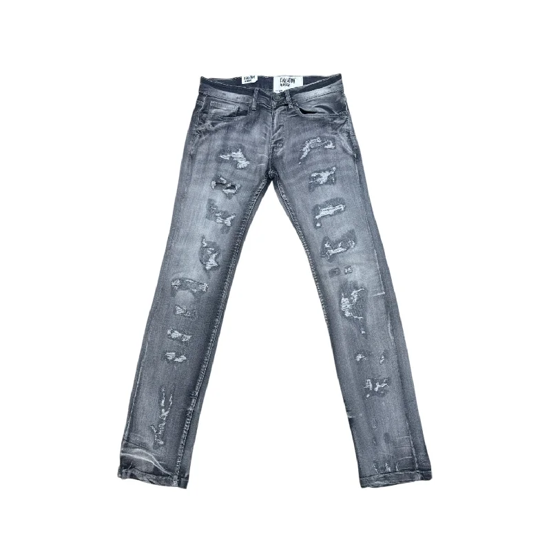 Evolution Ripped Slim Jean (Grey)