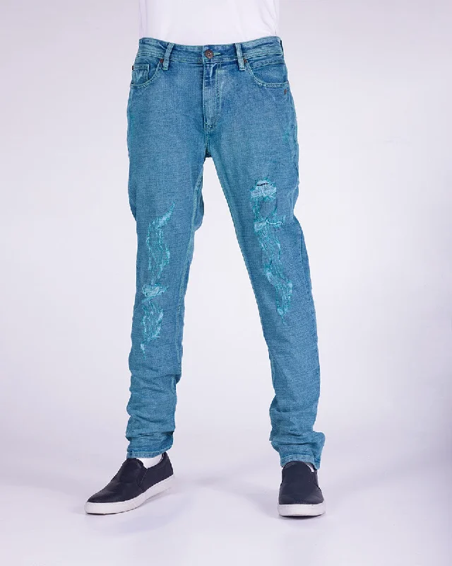 Versatile Itinerary Floyd | Men's Washed and Stained Denim Jean
