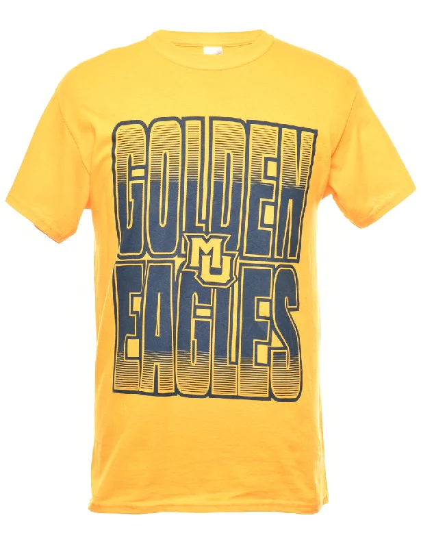 Elegant Tailoring Golden Eagles Printed T-shirt - M