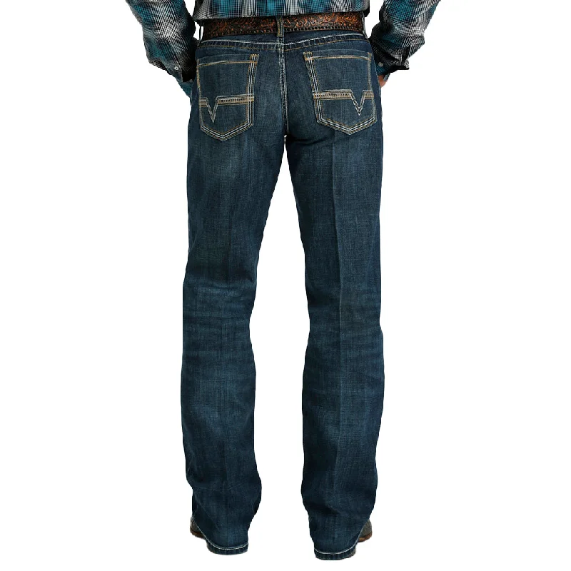 Light And Breathable Cinch Men's Grant Dark Stone Wash Jeans