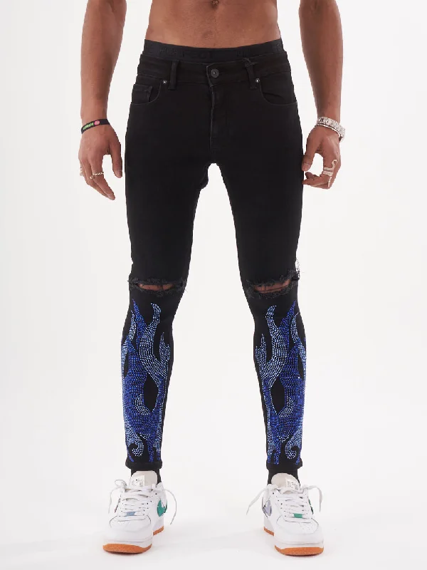 Hooded design HELLFIRE | BLUE