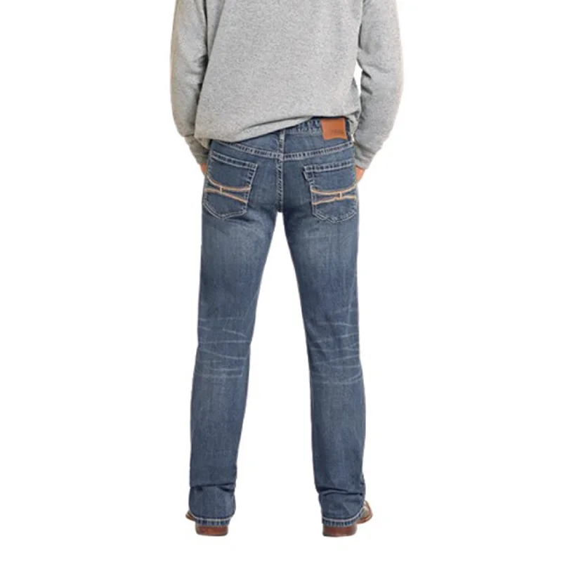Elegant And Simple Rock & Roll Men's Hooey Dark Wash Revolver Jeans