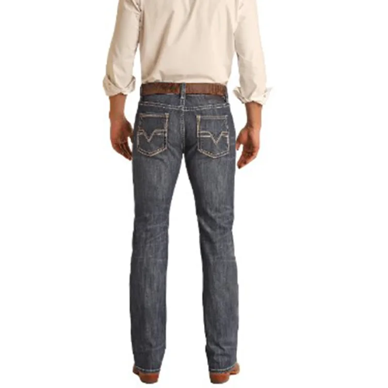 Smart Comfort Rock & Roll Cowboy Ladder Raised Pistol Jeans