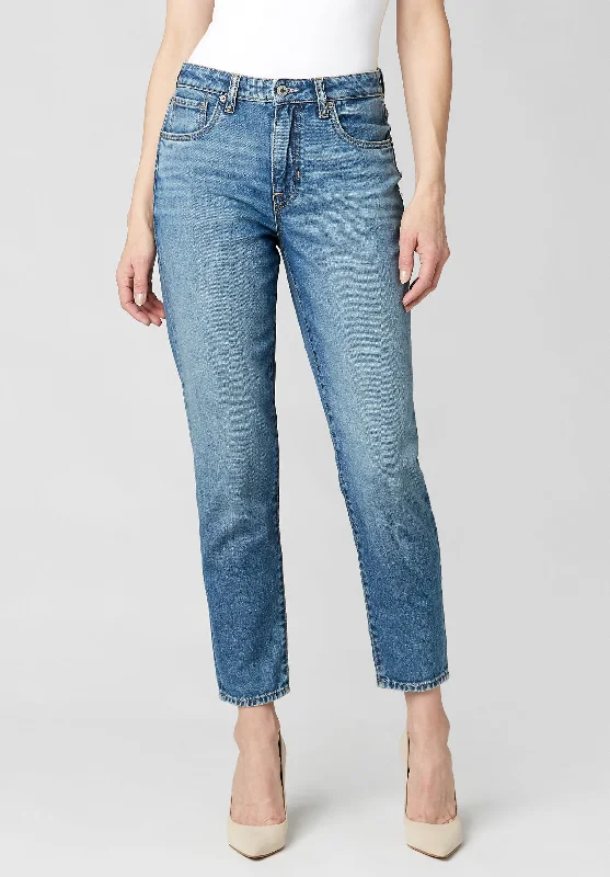 Comfortable And Versatile Vintage Blue Margot Mom Jeans - BL15774