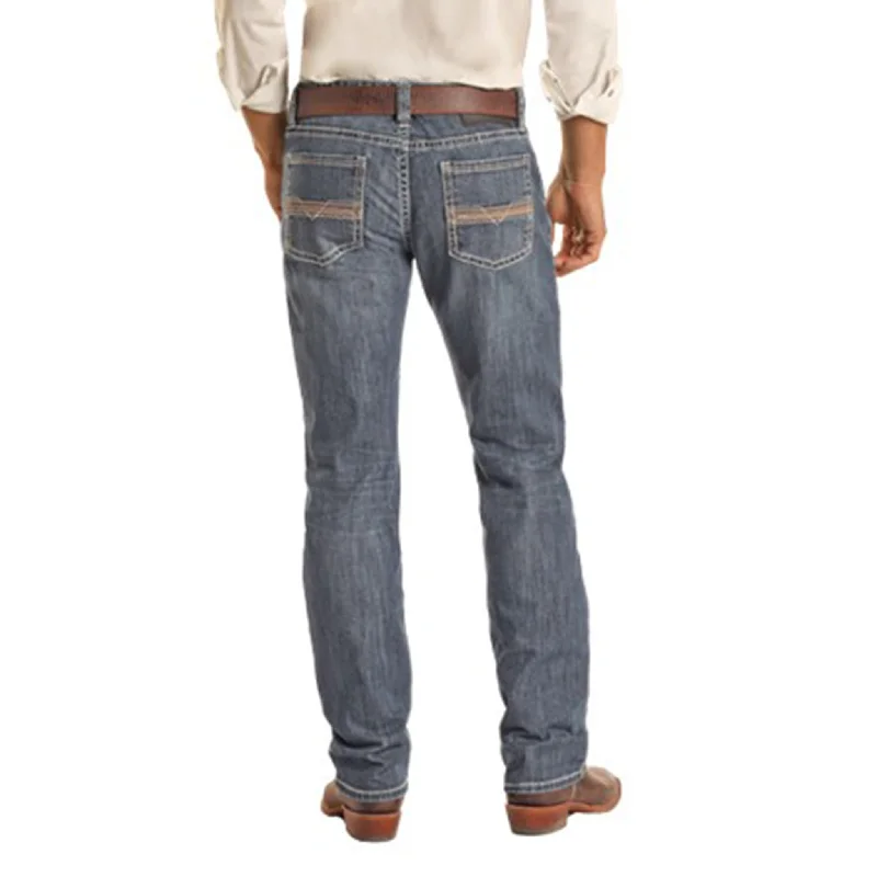 Urban Style Rock & Roll Men's Slim Fit RevolverJean