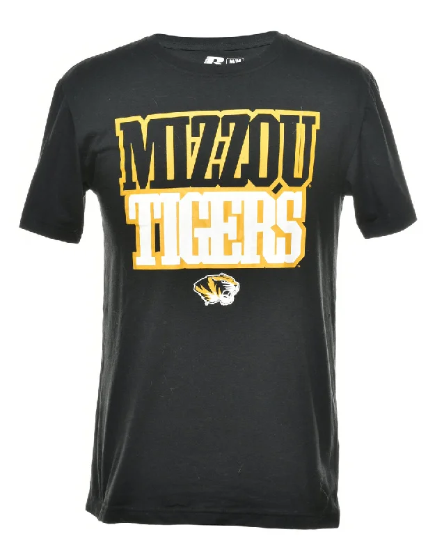 Effortless Elegance Missouri Tigers Printed T-shirt - M