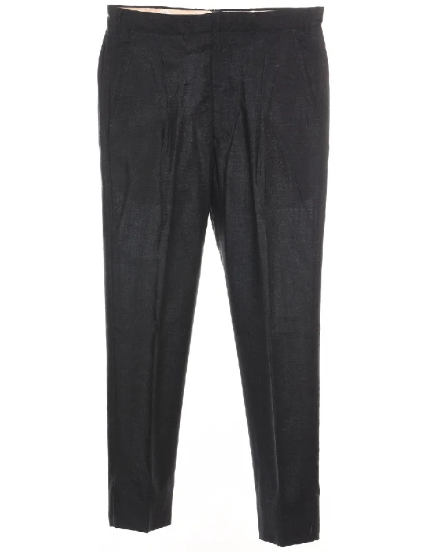 Effortless Looks Navy Trousers - W32 L29