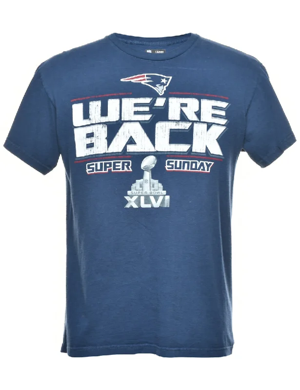 Slim Fit NFL Super Bowl XLVI Sports T-shirt - M