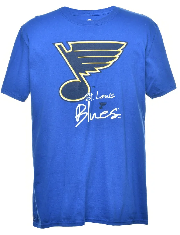 Classic Series NHL St. Louis Blues Sports T-shirt - L