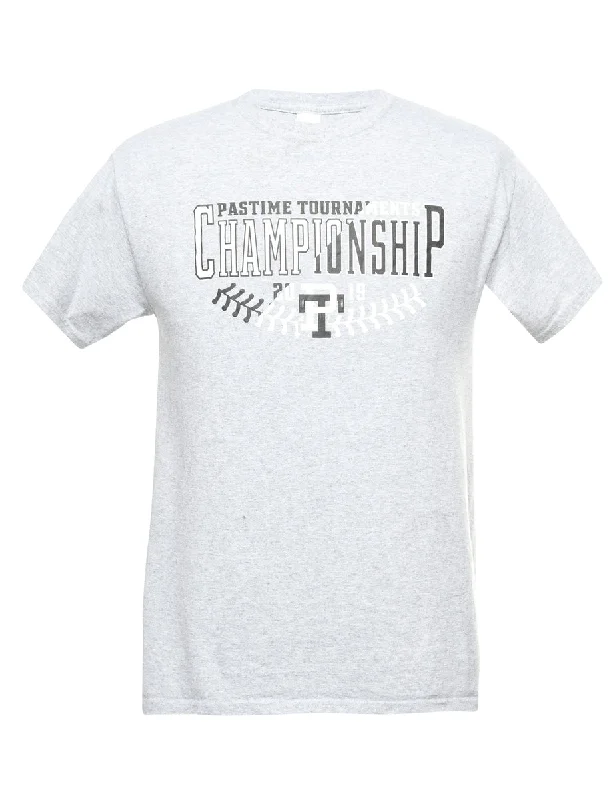 Simple Elegance PT Championship Printed T-shirt - M