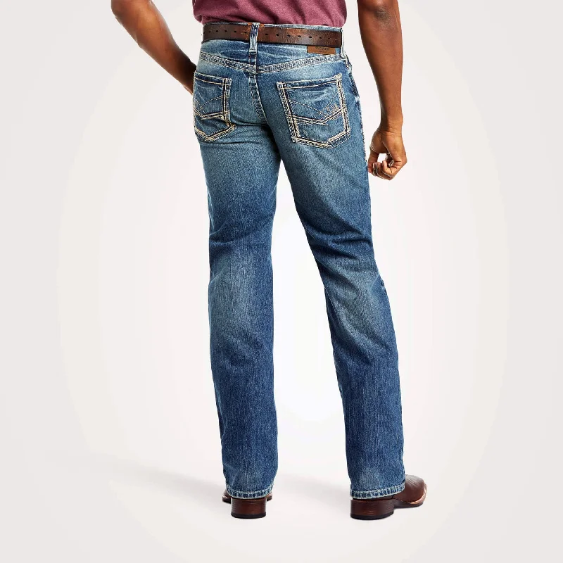 Soft Textures Ariat Men's M5 Slim Gambler Straight Leg Jeans