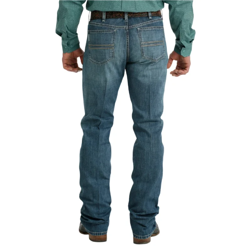 Designer Style Cinch Men's Silver Label Medium Stone Wash Jeans