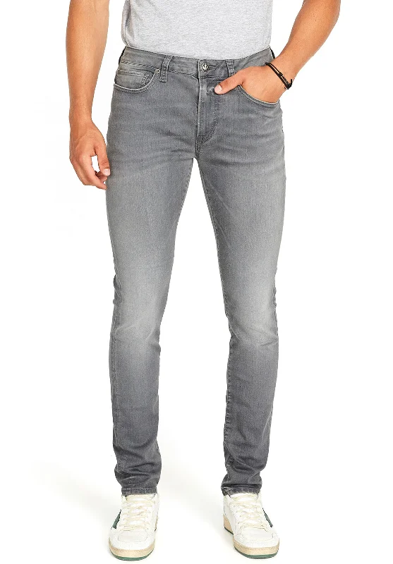 Light Layers Skinny Max Men's Jeans in Grey Sanded - BM22592