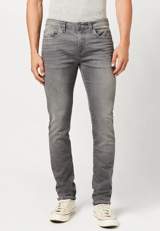 Elegant Dressing Slim Ash Men's Jeans in Grey Sanded - BM22721