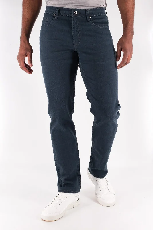 Embroidery Design Slim Straight Jean - Chimney