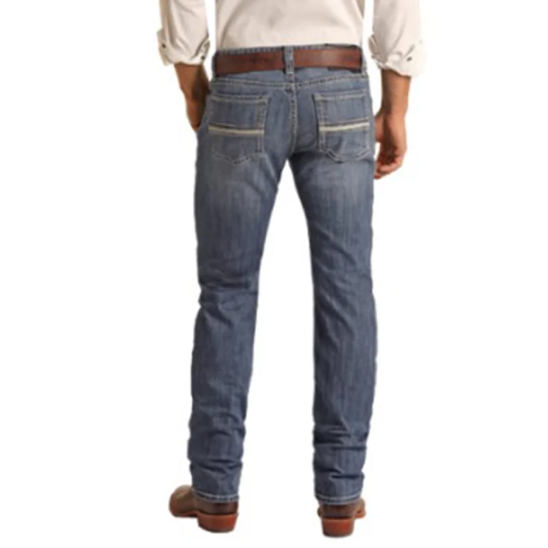 Romantic Temperament Rock & Roll Cowboy Straight Leg Revolver Jeans