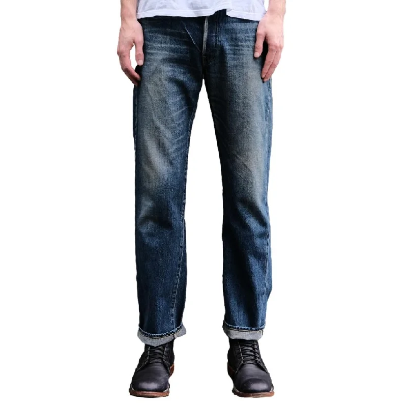 Free And Comfortable Studio D'Artisan "1950s" Distressed Selvedge Jeans (Regular Straight)