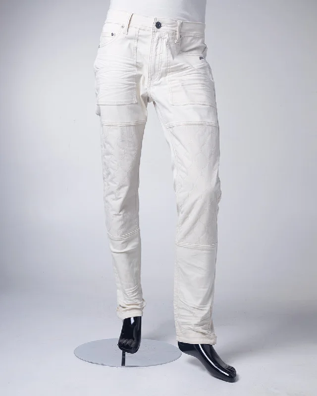 Casual Wear Tonio | Men's 5 Pocket Jean With Quilted Panel
