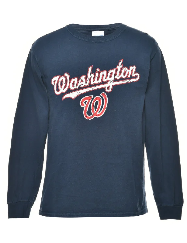 Lazy Style Washington Printed T-shirt - S