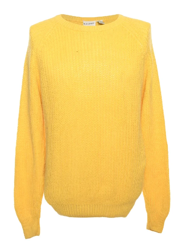Advanced Customization Yellow Long Sleeved Jumper - M