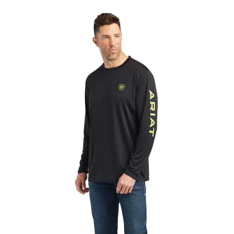 Feminine Charm Ariat Black Charger Logo T-Shirt