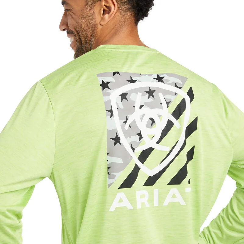 Advanced Customization Ariat Green Charger Americana T-Shirt