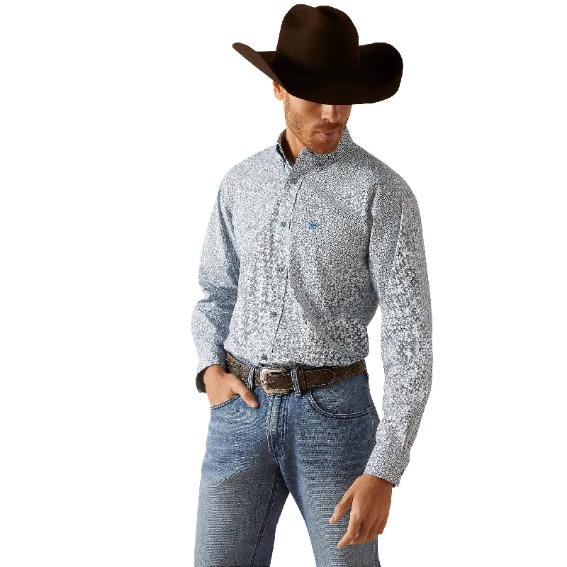 Carefree Style ARIAT MENS GERY CLASSIC FIT LONG SLEEVE SHIRT