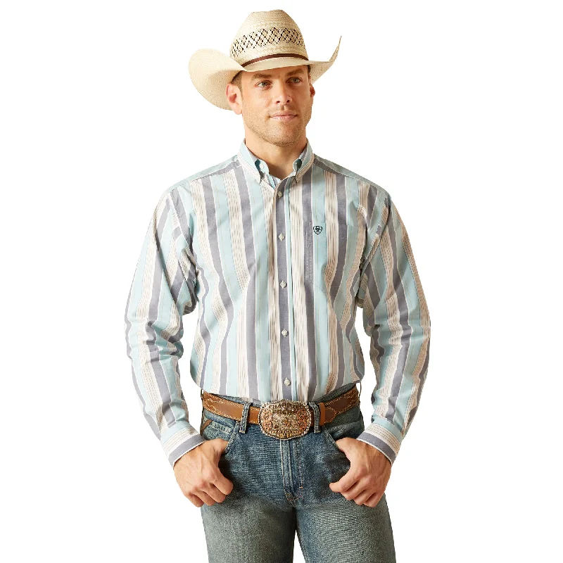 Elegant Design Ariat Pro Series Elliot Blue Classic Fit Shirt