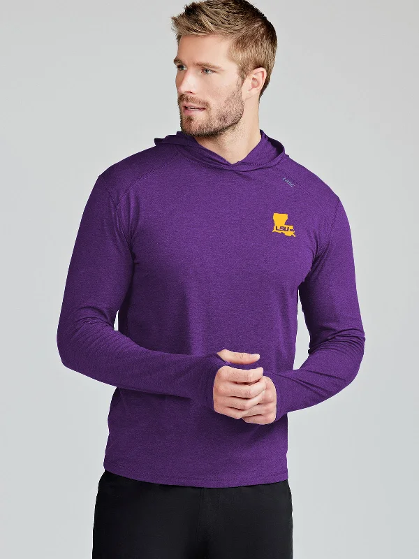 Celebrity Style Carrollton Lightweight Hoodie - LSU