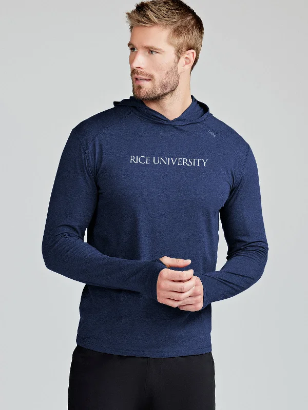 Comfortable Wear Carrollton Lightweight Hoodie - Rice University