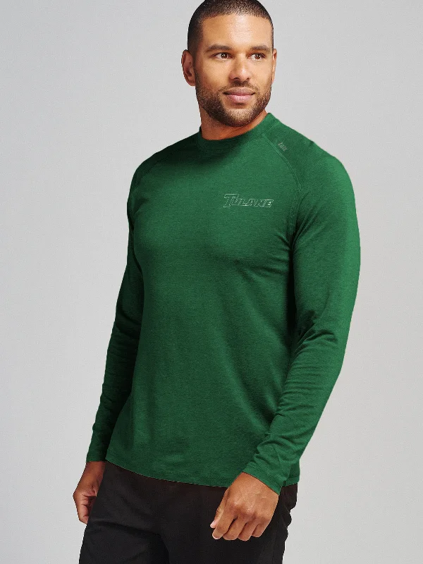 Luxury Customization Carrollton Long Sleeve Fitness T-Shirt - Tulane