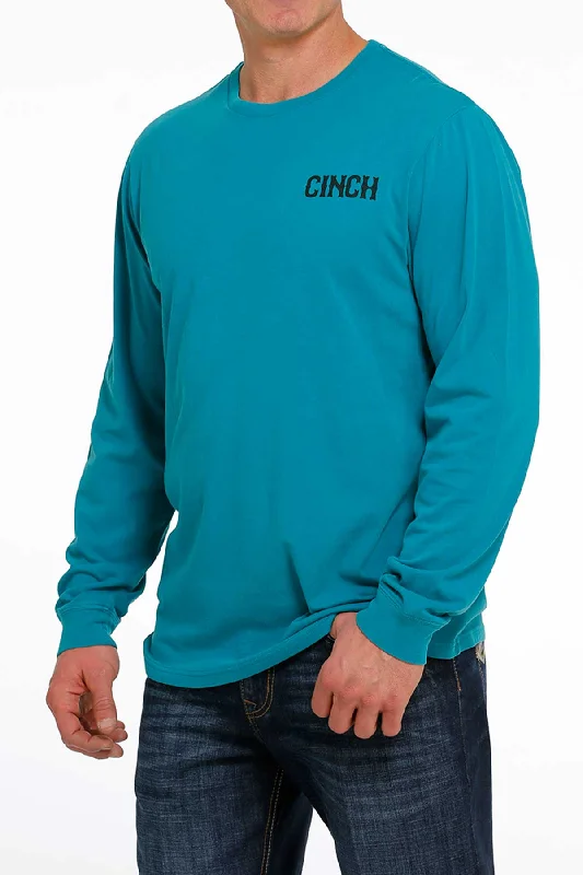 High-end Design CINCH TEAL LEAD THIS LIFE LONG SLEEVE TSHIRT