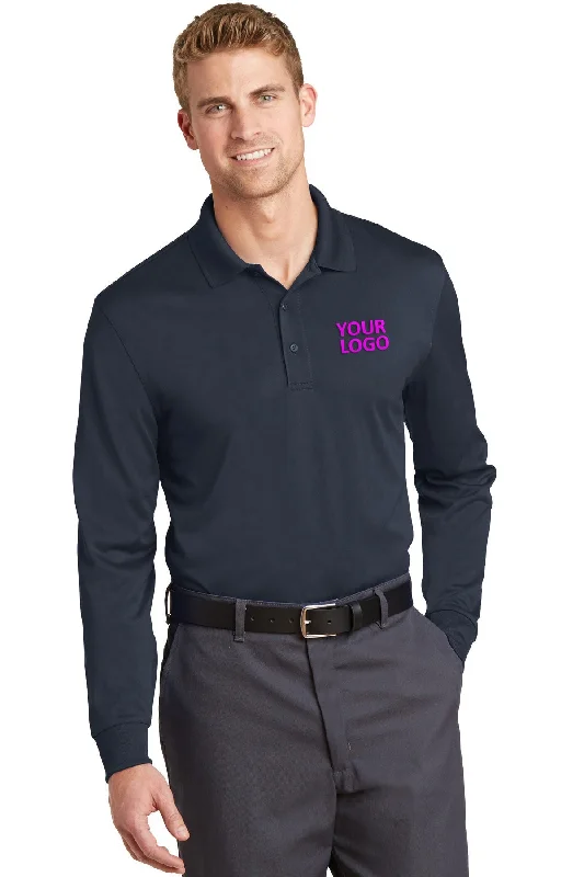 CornerStone Snag-Proof Long Sleeve Polo, Dark Navy