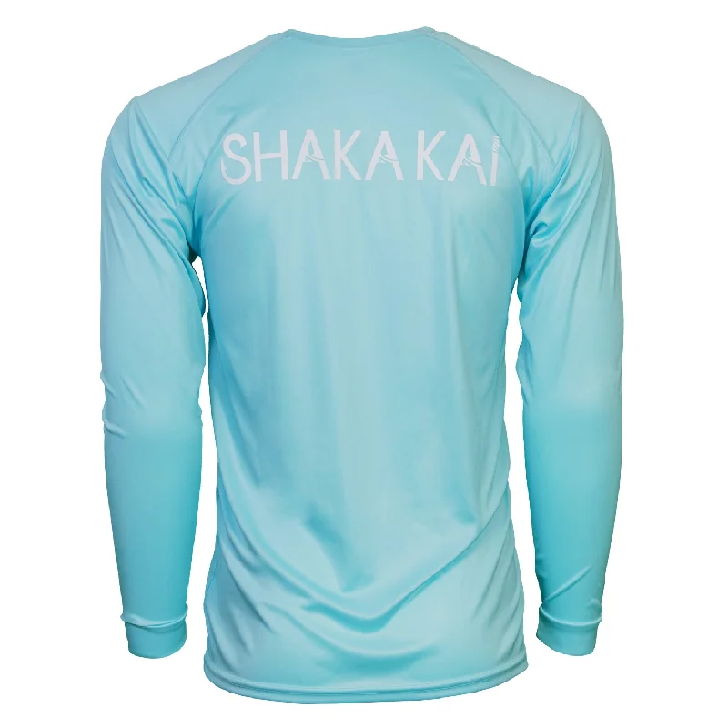 Lounge Wear Endless Blues Long Sleeve Performance Shirt